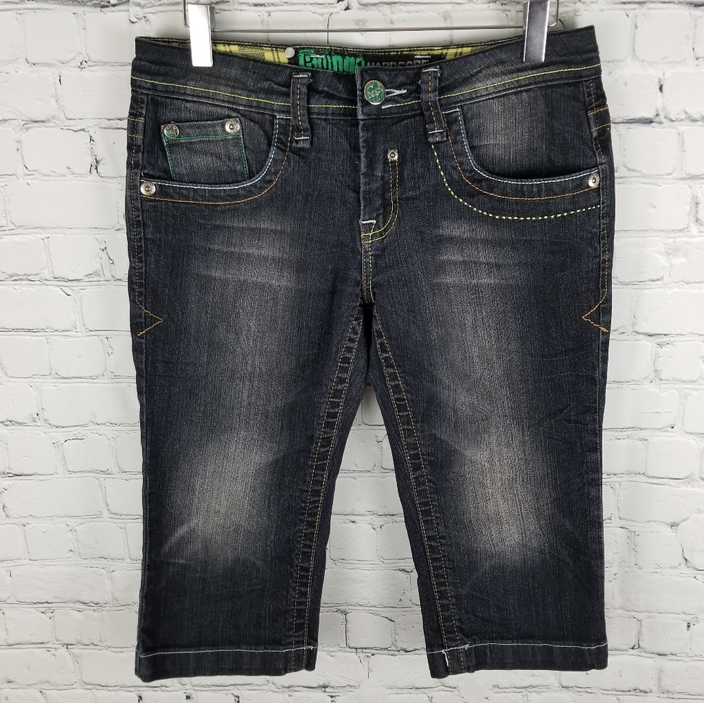 BONGO | embroidered cropped/capri jeans